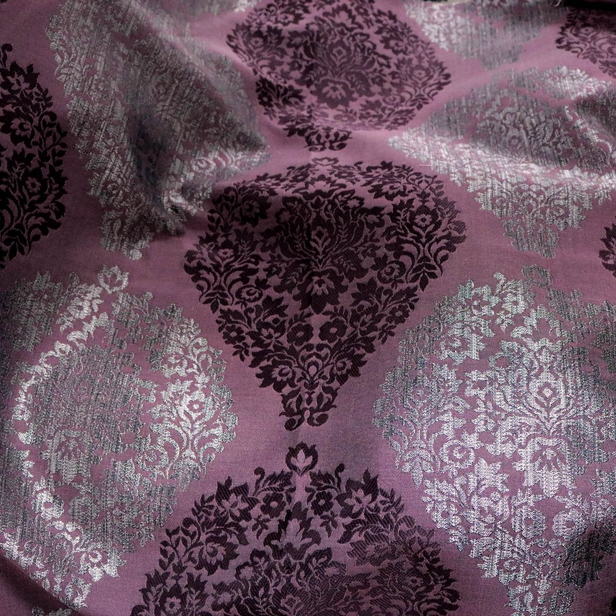Rouge - Jacquard Damask Designer Pattern Home Decor by the Yard