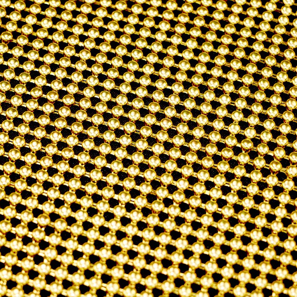 Rounded Aluminum Scale Mesh | Blue Moon Fabrics