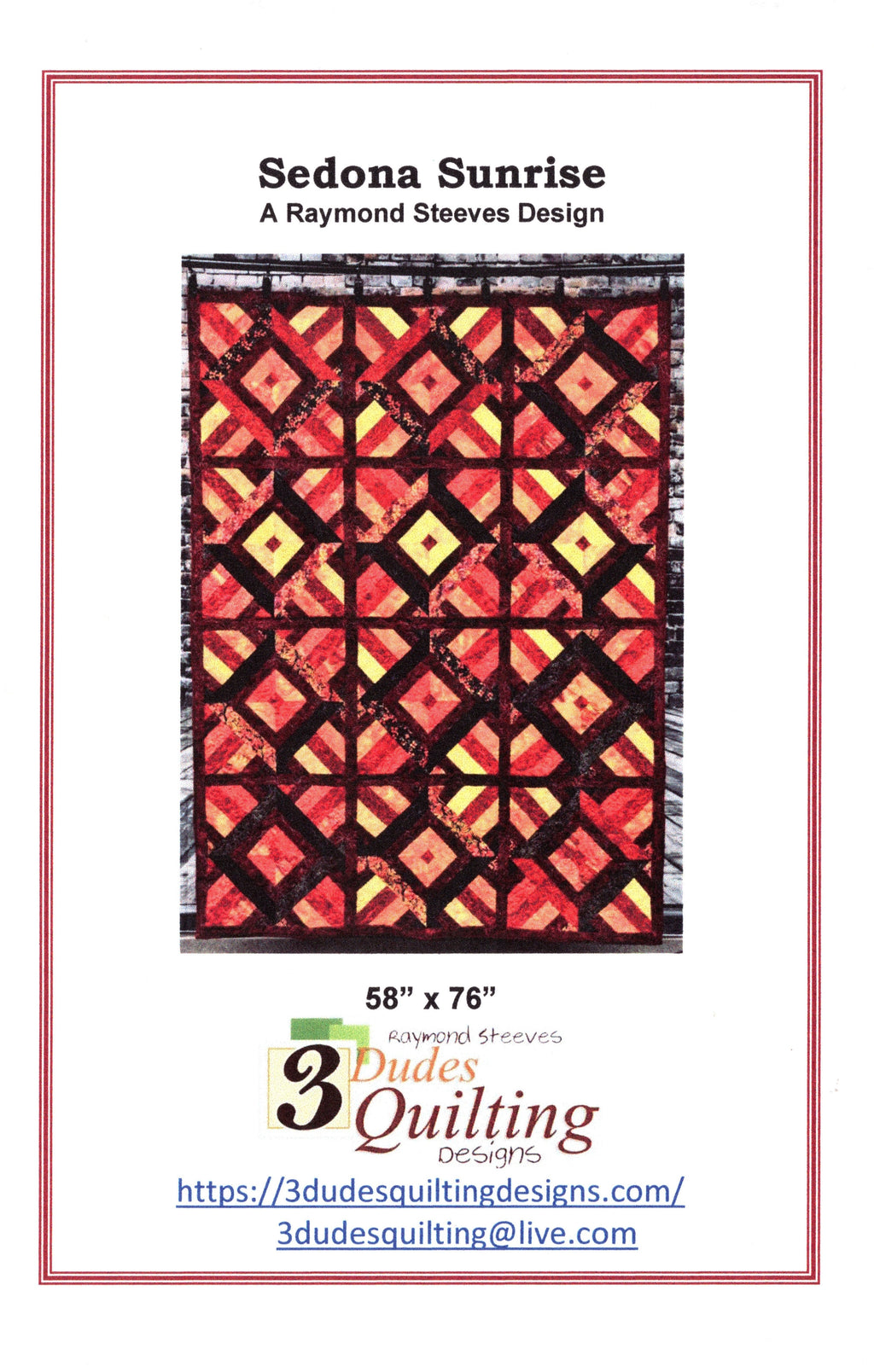 Sedona Sunrise Original Quilt Pattern