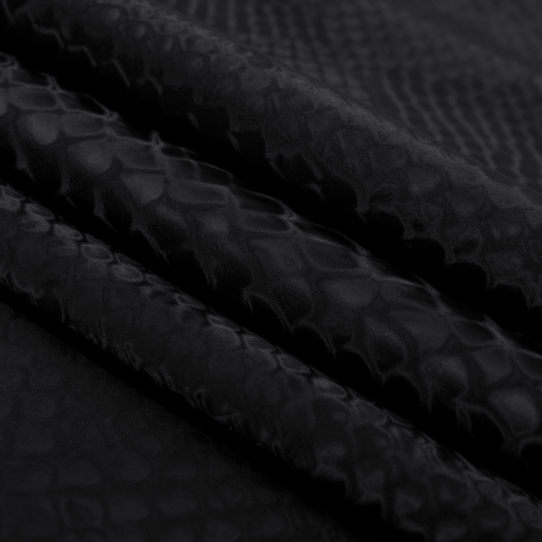 HK505 - Serpent Polyester spandex Slick Vinyl Fabric | Blue Moon Fabrics