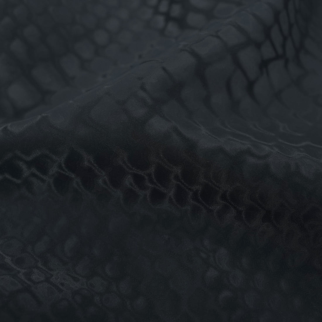 HK505 - Serpent Polyester spandex Slick Vinyl Fabric | Blue Moon Fabrics