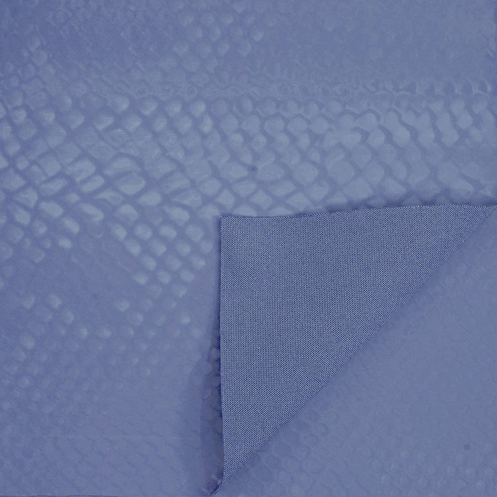 HK505 - Serpent Polyester spandex Slick Vinyl Fabric | Blue Moon Fabrics