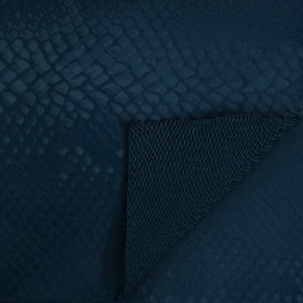 HK505 - Serpent Polyester spandex Slick Vinyl Fabric | Blue Moon Fabrics