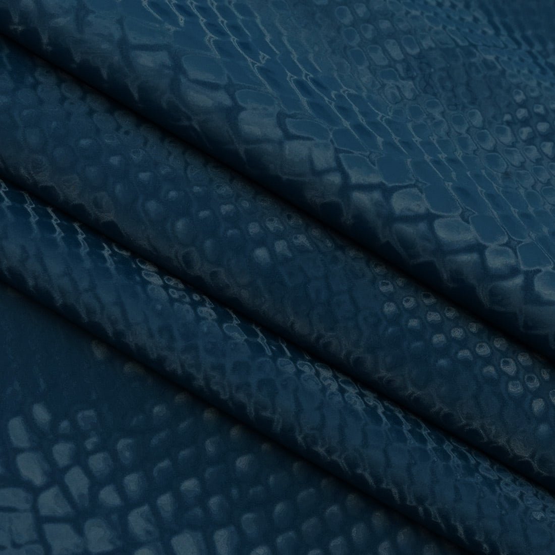 HK505 - Serpent Polyester spandex Slick Vinyl Fabric | Blue Moon Fabrics