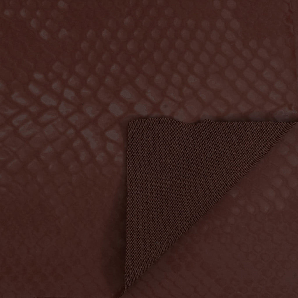 HK505 - Serpent Polyester spandex Slick Vinyl Fabric | Blue Moon Fabrics