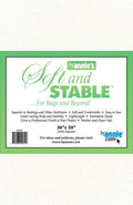 Soft and Stable Sew-In Stabilizer 36" × 58" White