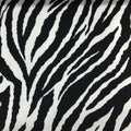 SAFARI - BABY ZEBRA, LA ZOO SHORT PILE VELVET DRAPERY AND UPHOLSTERY FABRIC BY THE YARD