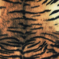 SAFARI - TIGER, LA ZOO SHORT PILE VELVET DRAPERY AND UPHOLSTERY FABRIC BY THE YARD