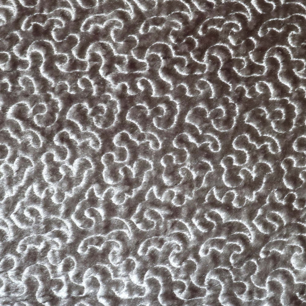 Monte Carlo, Monaco -Embroidered design on a metallic panne velvet