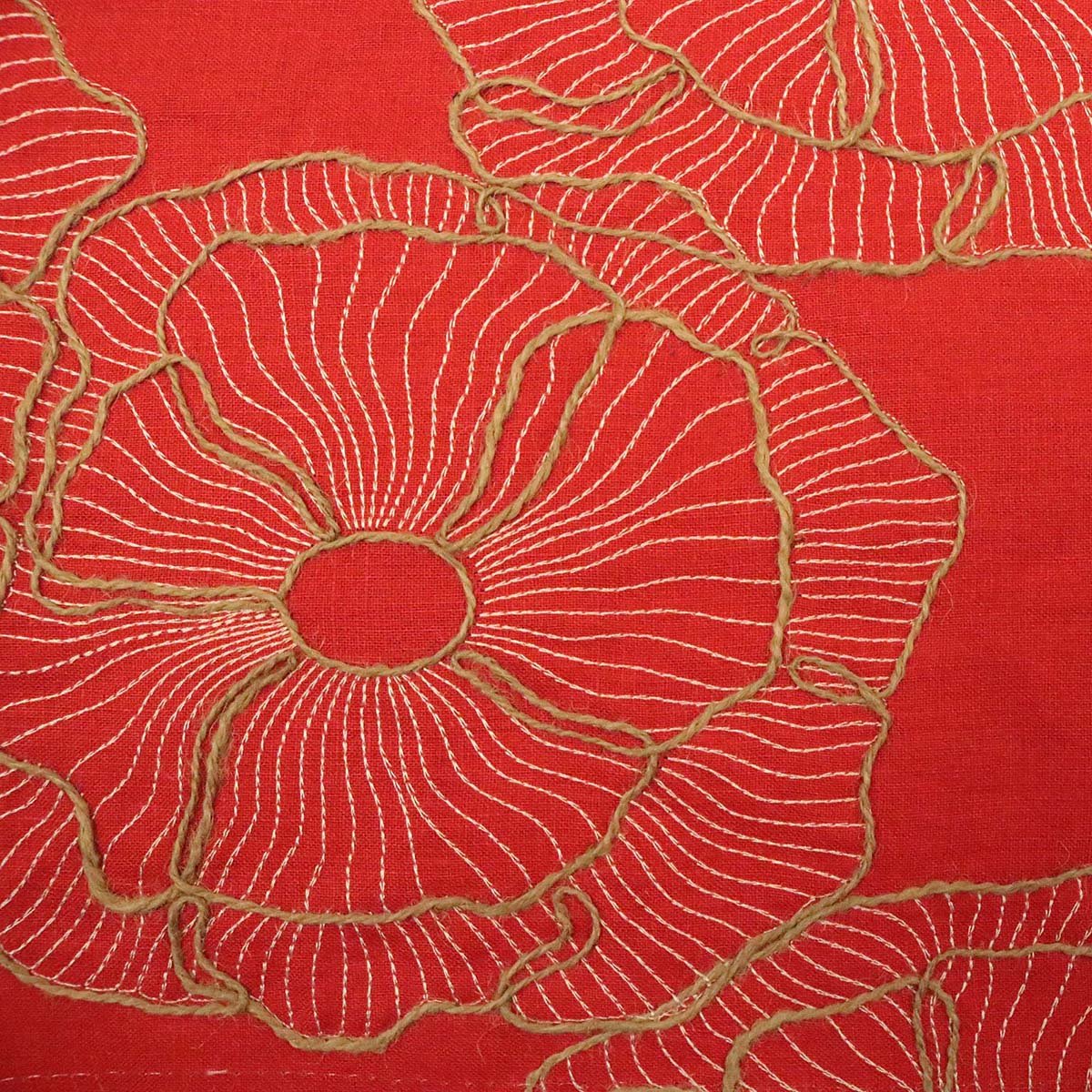 BEDFORD - LINED JACQUARD EMBROIDERY FLORAL PATTERN WINDOW CURTAIN