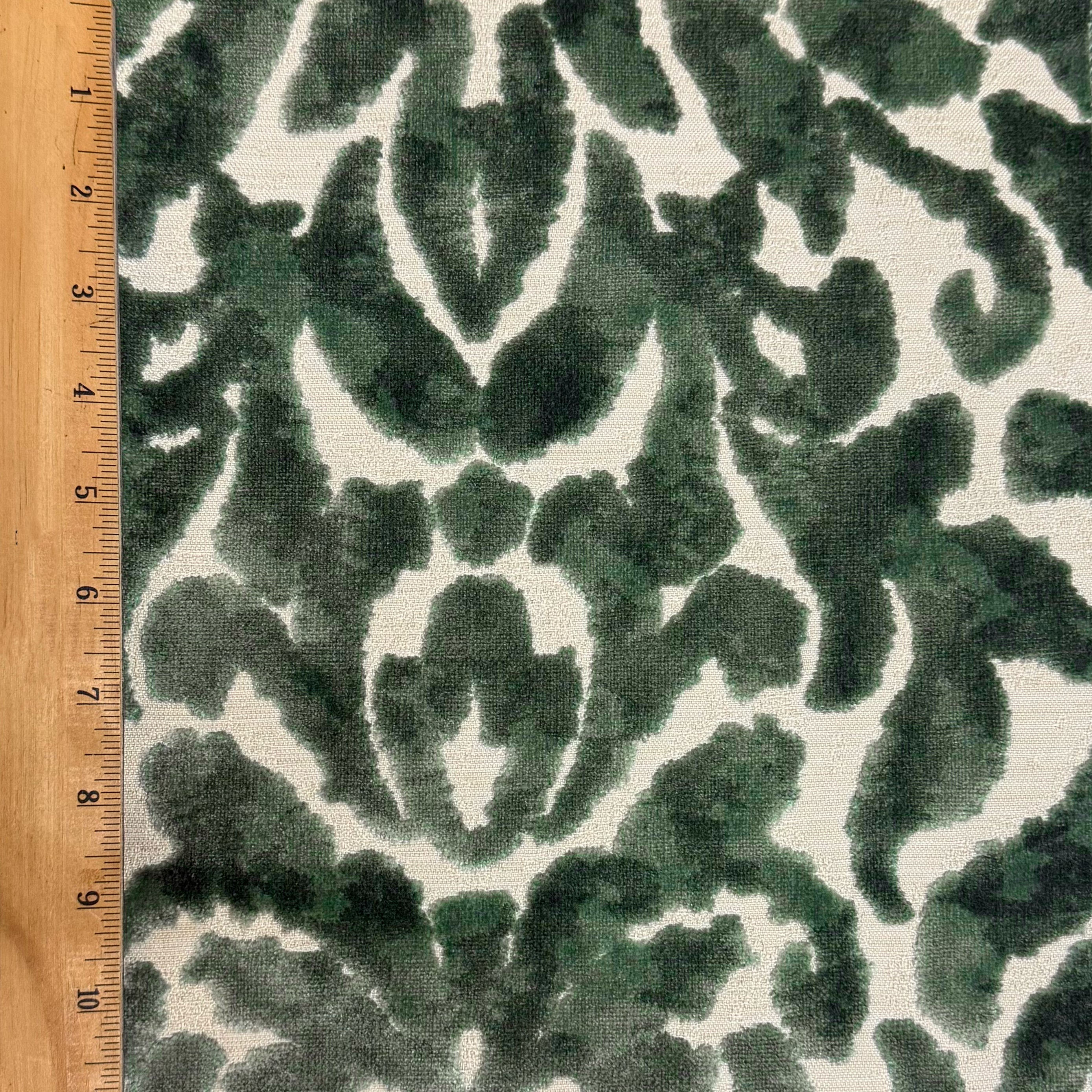 SOPHIA – Damask Cut Velvet Upholstery Fabric By The Yard