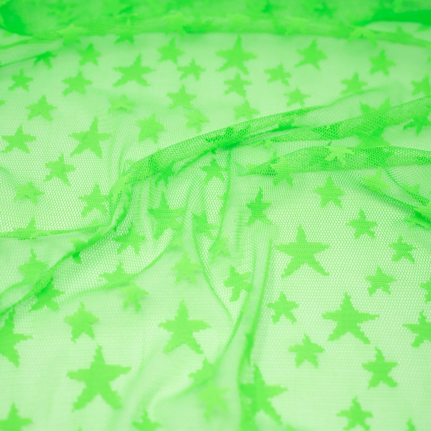 Starry Knitted Stretch Lace Fabric | Blue Moon Fabrics
