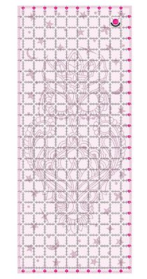 Tula Pink 10.5" × 24.5" Non-Slip Owl Cutting Ruler