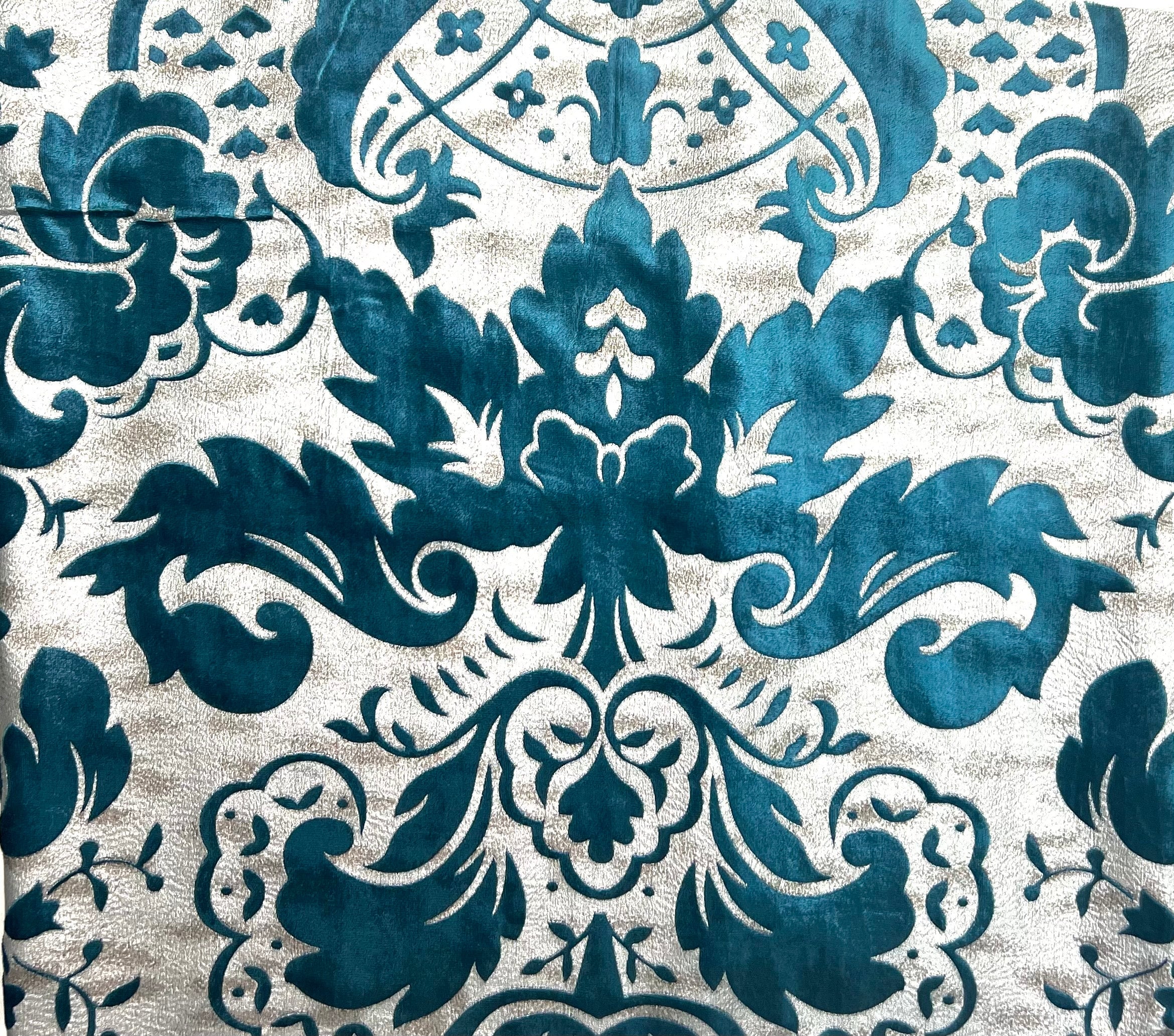 VERONA - Full Silk Printed Aluminium Velvet