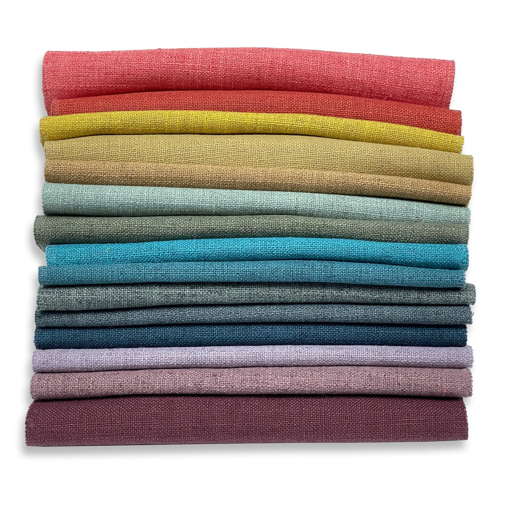 ZUMA - BLAKE, LINEN POLYESTER BLENDED BURLAP UPHOLSTERY FABRIC BY THE YARD