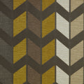 Zeppelin - Chevron Pattern Modern Texture Cotton Blend Upholstery Fabric by the Yard