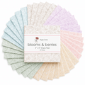 Blooms and Berries by Poppie Cotton - 5"x5" Charm Pack (42 Squares)