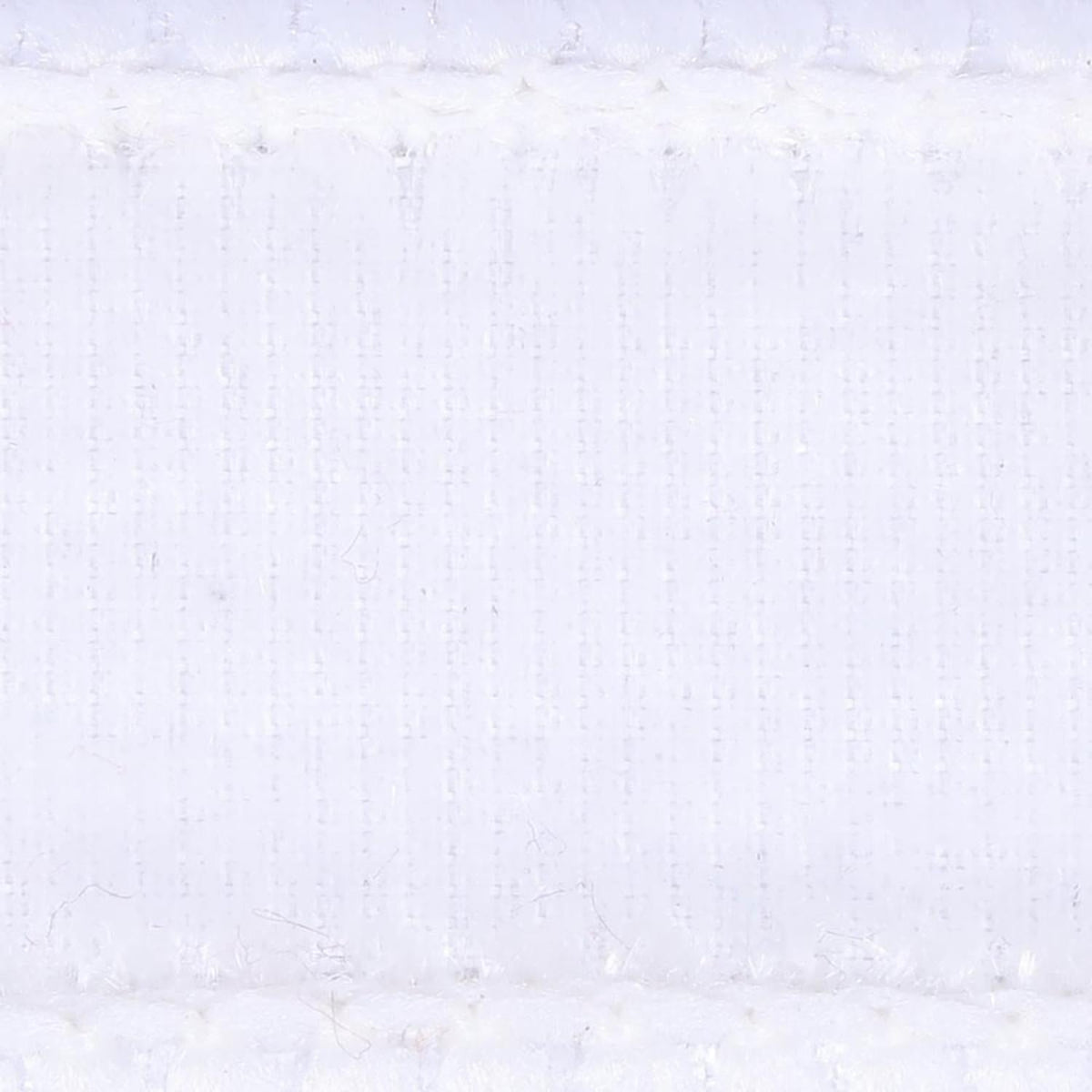 1" Velvet Luster Wired Ribbon: White (10 Yards)