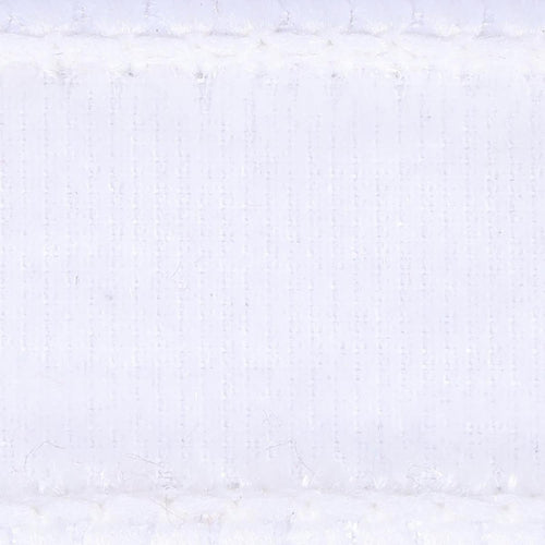 1" Velvet Luster Wired Ribbon: White (10 Yards)
