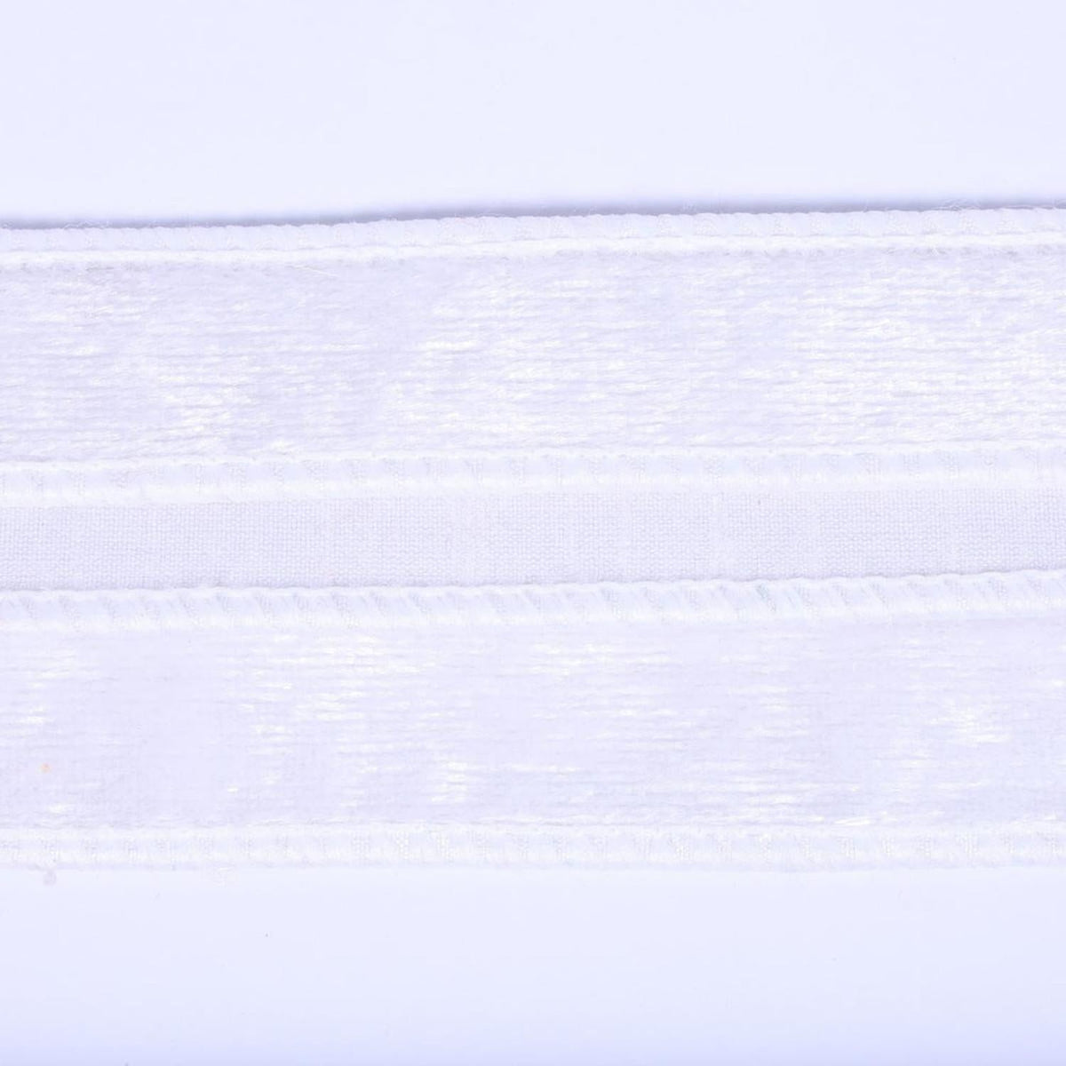 1" Velvet Luster Wired Ribbon: White (10 Yards)