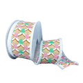 2.5" Gumdrop Gingerbread Roof Drift Ribbon: Pastel (10 Yards)