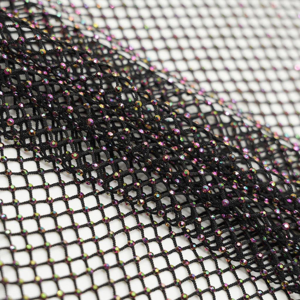 Enigma Diamond Fishnet Fabric | Blue Moon Fabrics