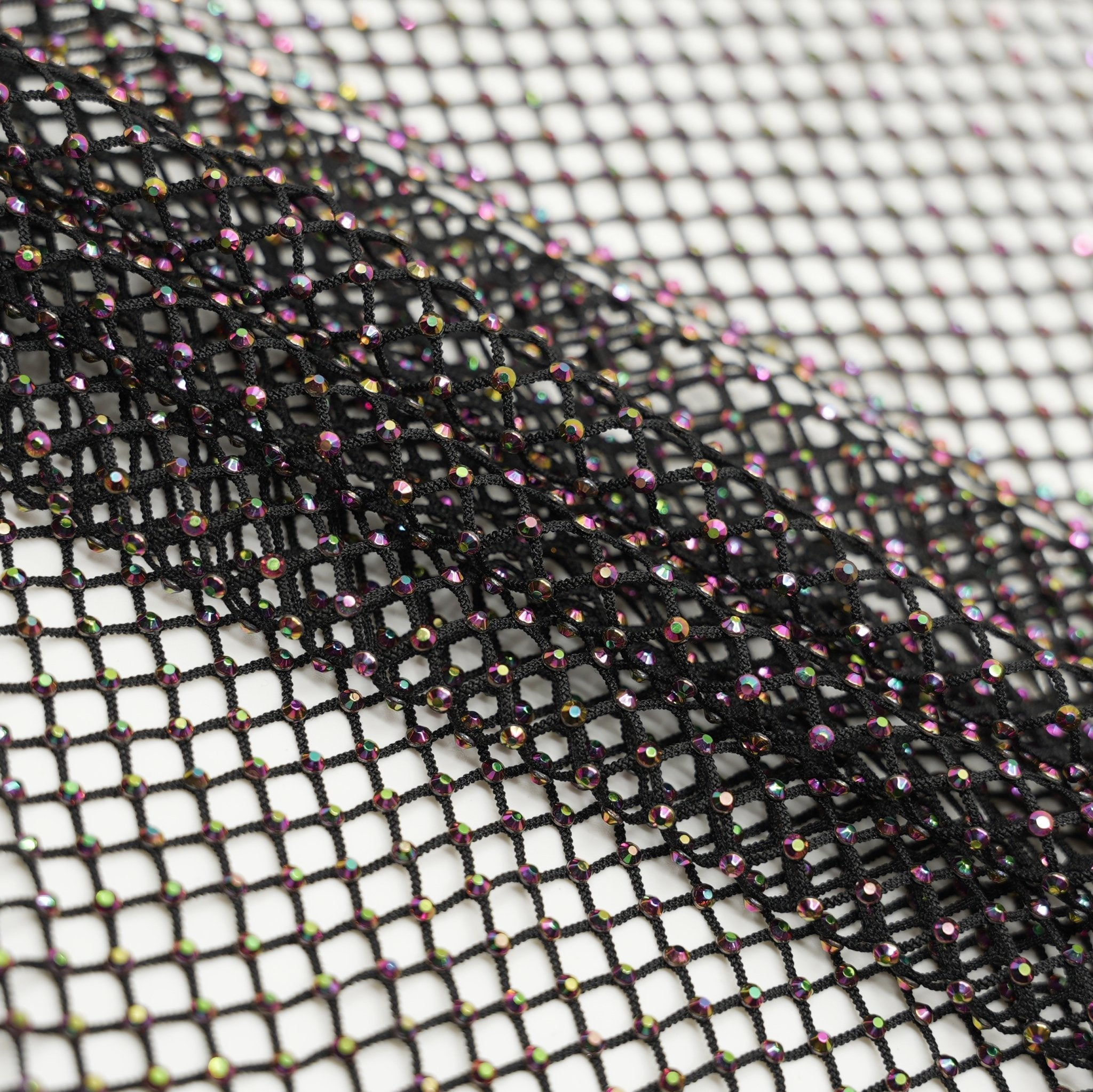 Enigma Diamond Fishnet Fabric | Blue Moon Fabrics