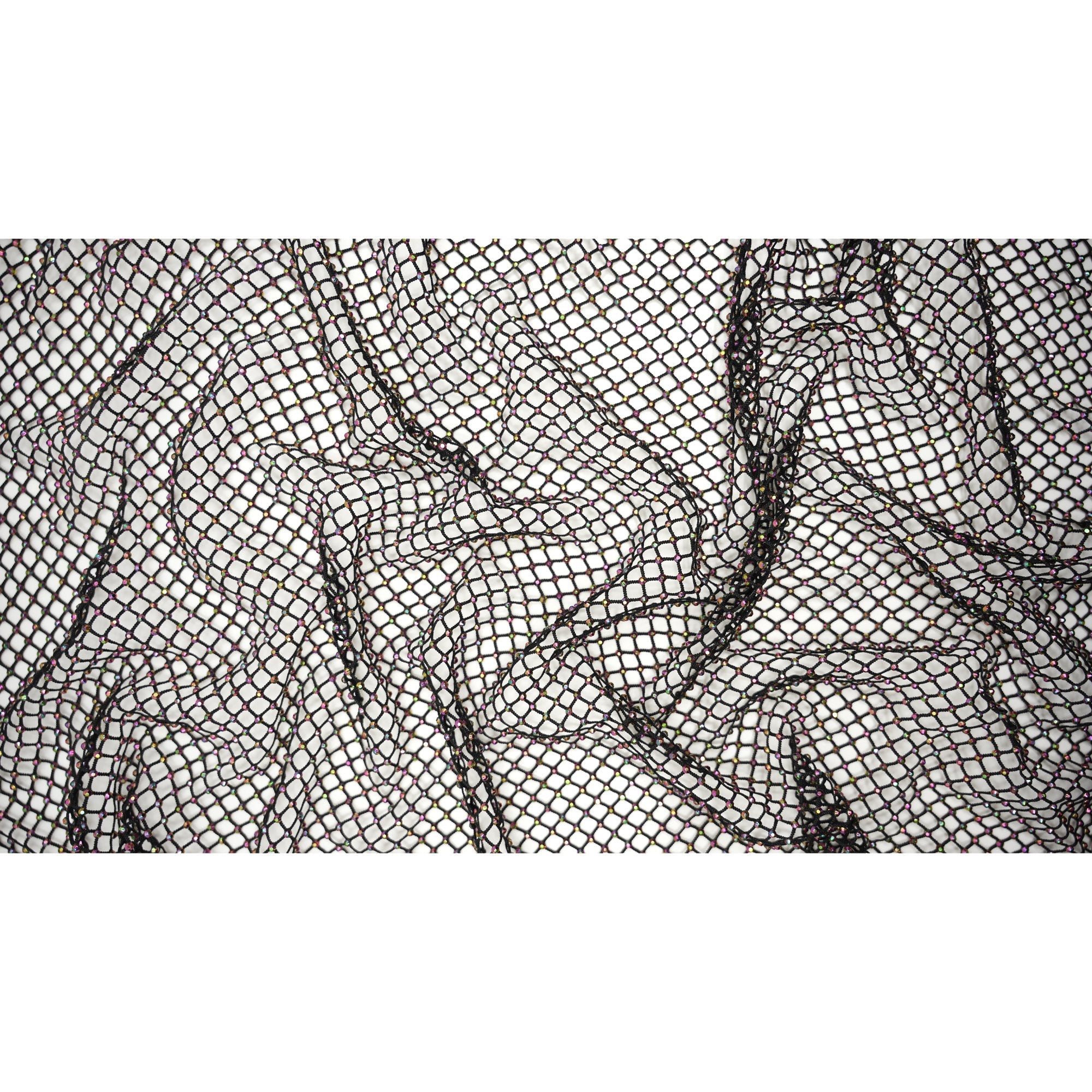 Enigma Diamond Fishnet Fabric | Blue Moon Fabrics