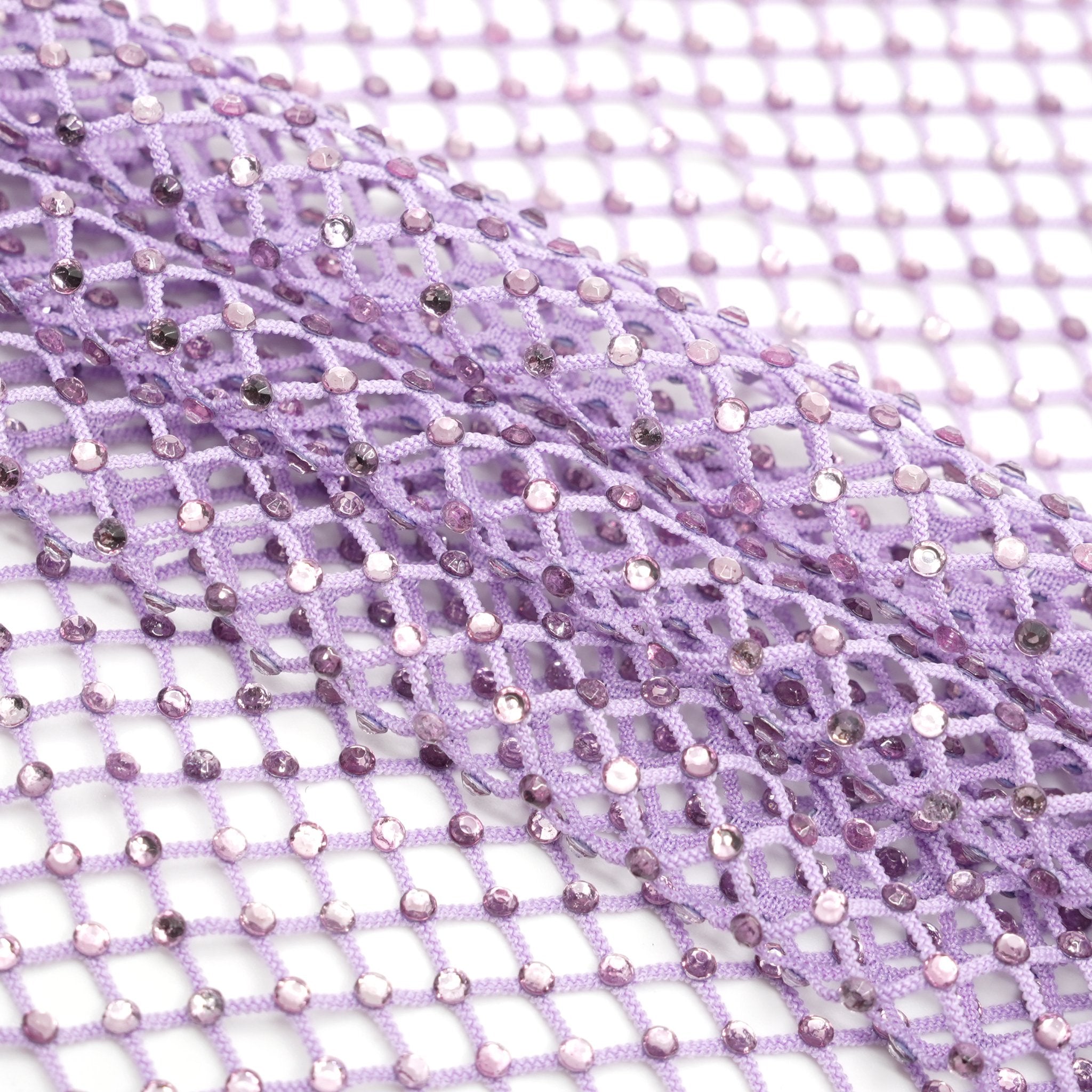 Enigma Diamond Fishnet Fabric | Blue Moon Fabrics