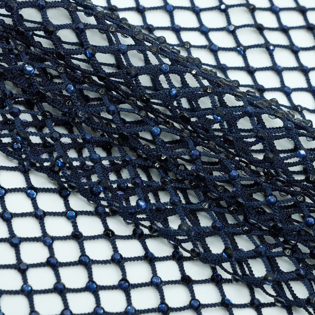 Enigma Diamond Fishnet Fabric | Blue Moon Fabrics