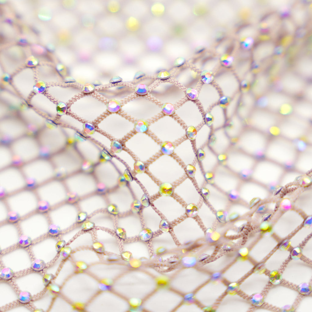 Enigma Diamond Fishnet Fabric | Blue Moon Fabrics