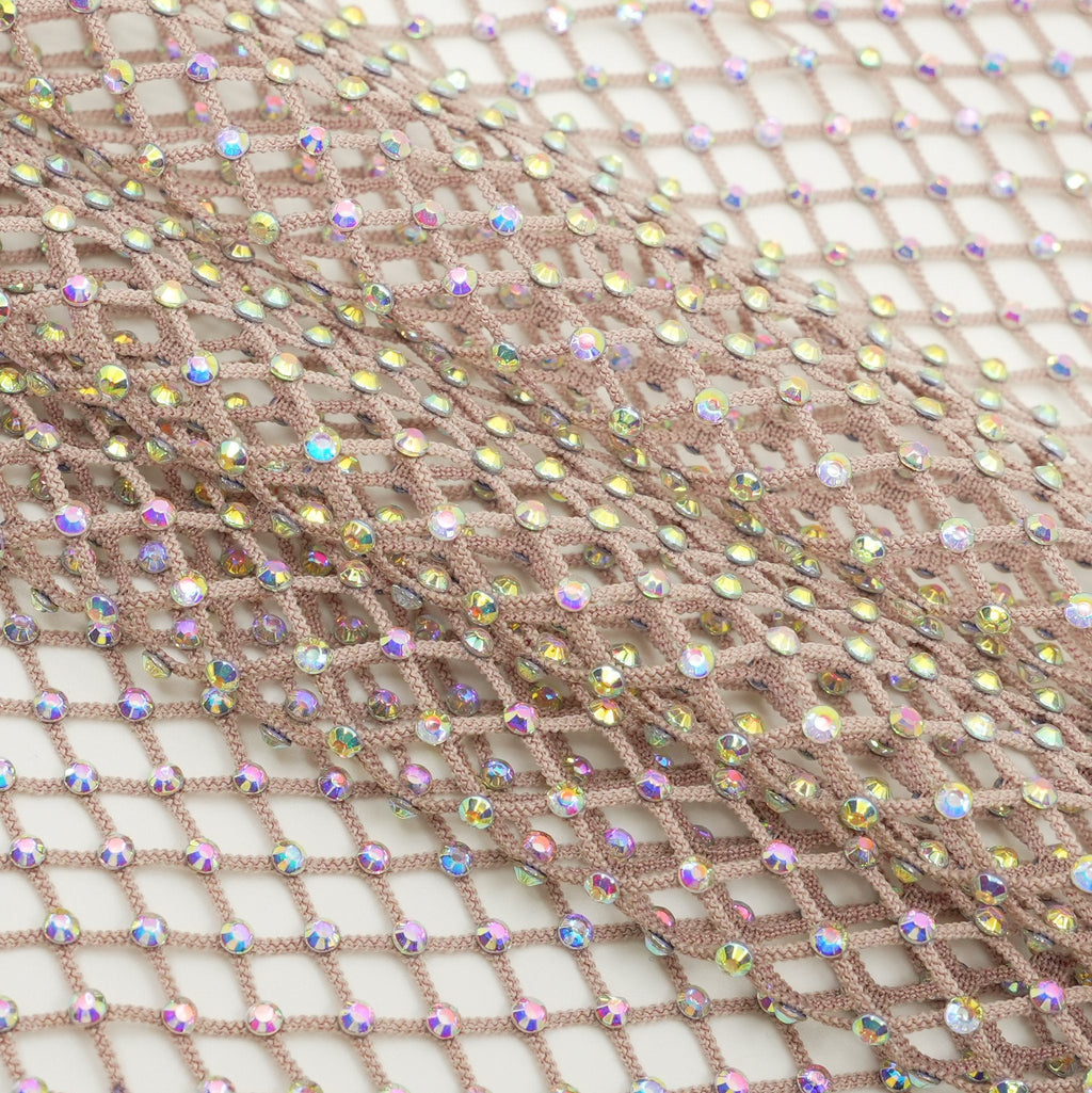 Enigma Diamond Fishnet Fabric | Blue Moon Fabrics