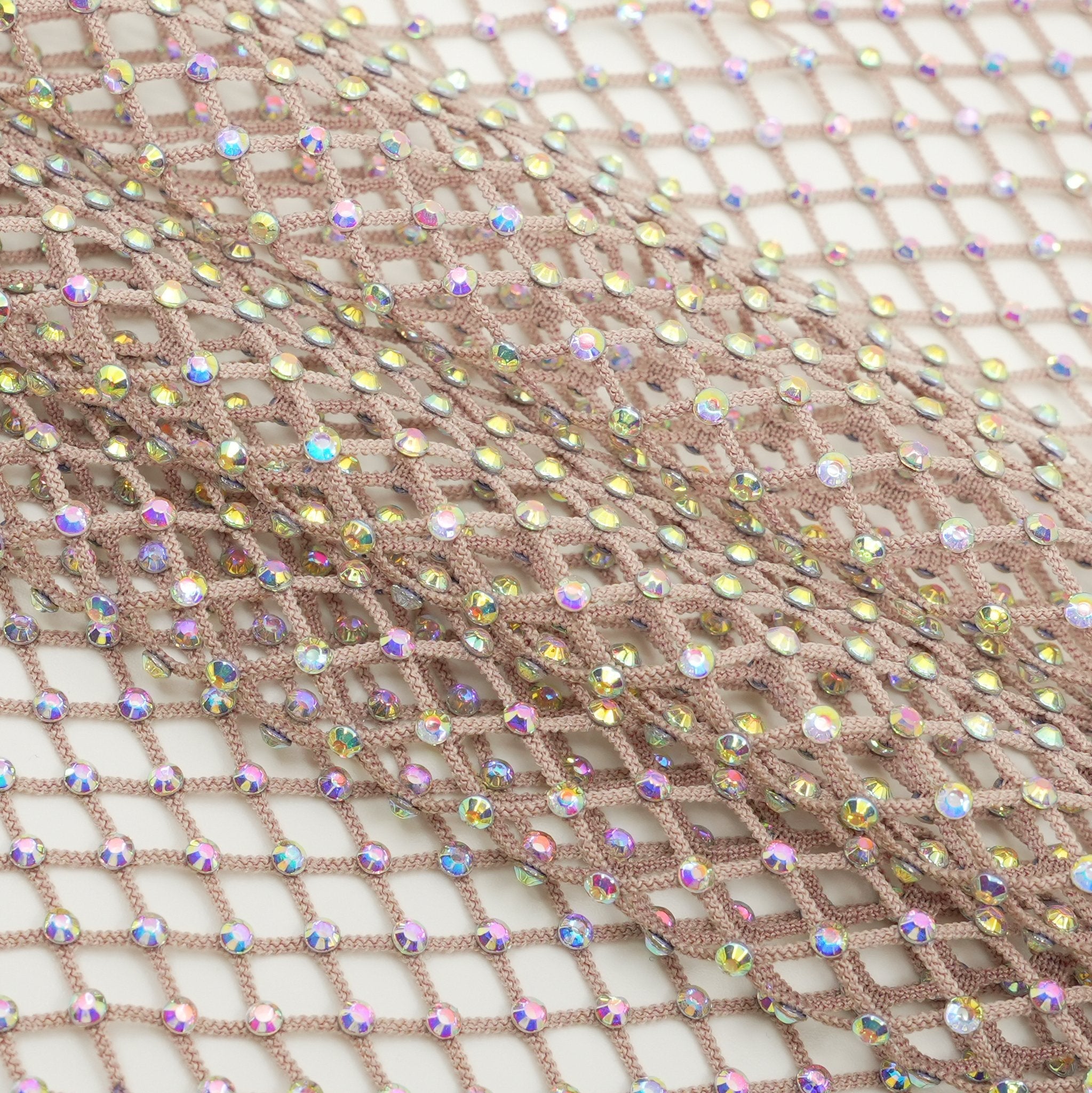 Enigma Diamond Fishnet Fabric | Blue Moon Fabrics