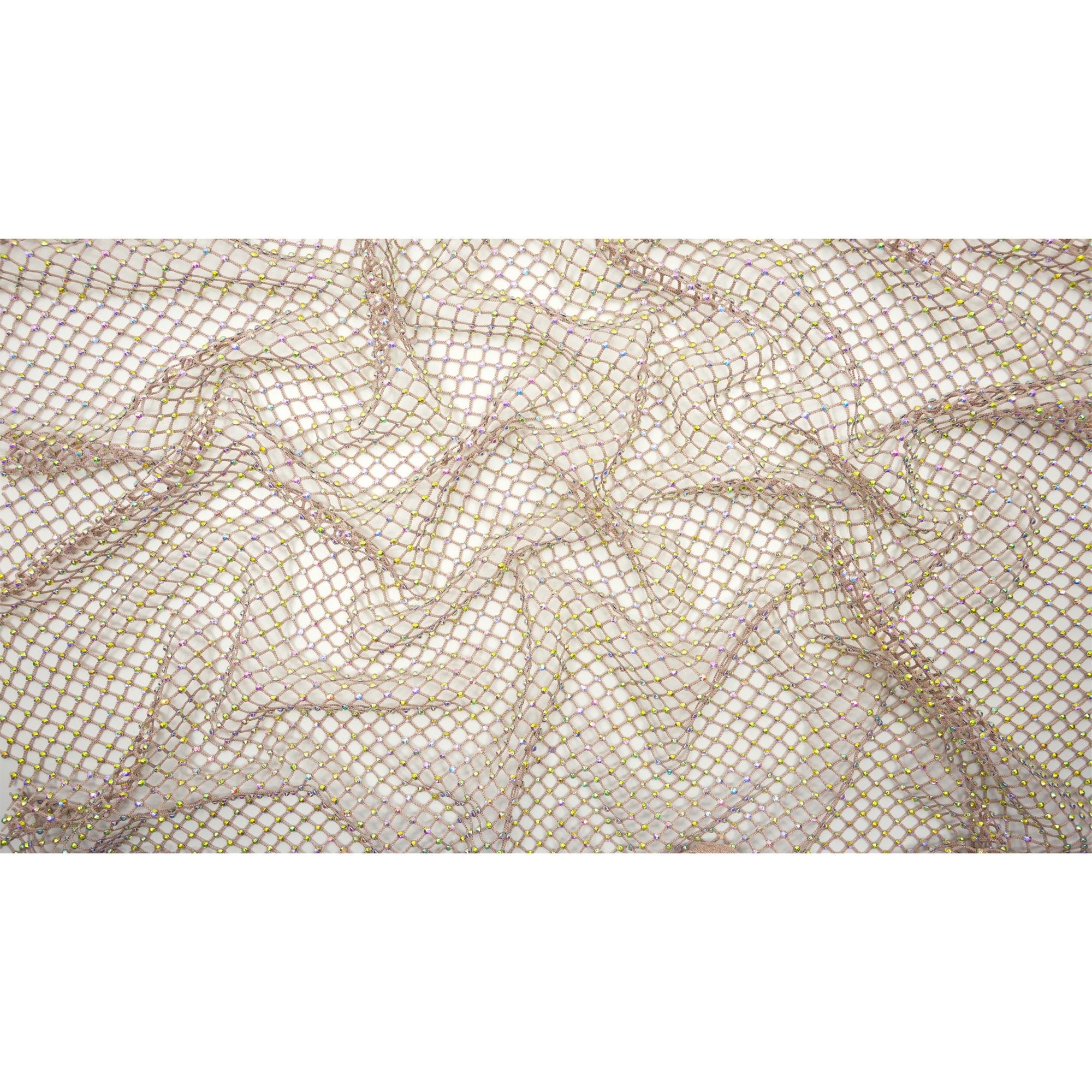 Enigma Diamond Fishnet Fabric | Blue Moon Fabrics