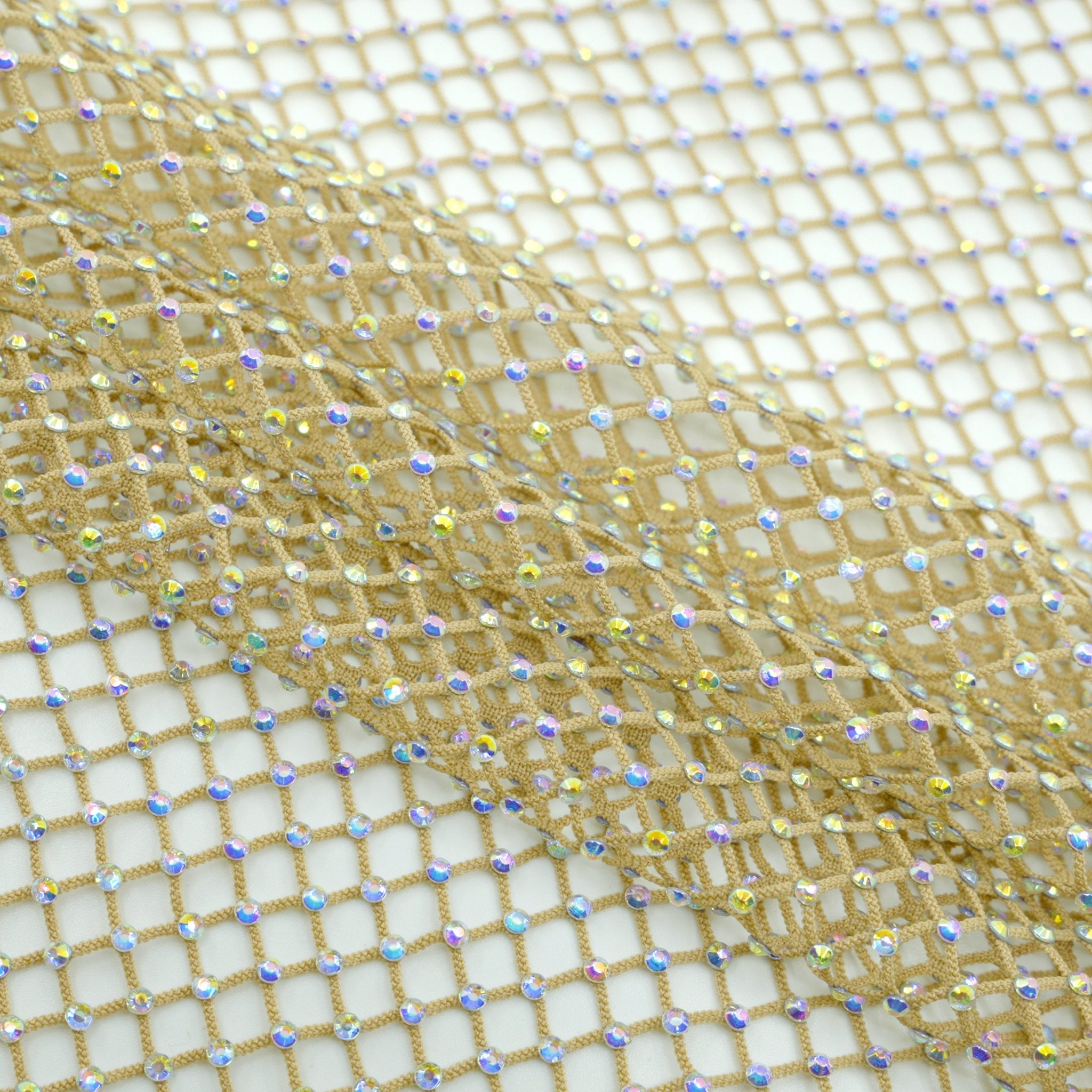 Enigma Diamond Fishnet Fabric | Blue Moon Fabrics