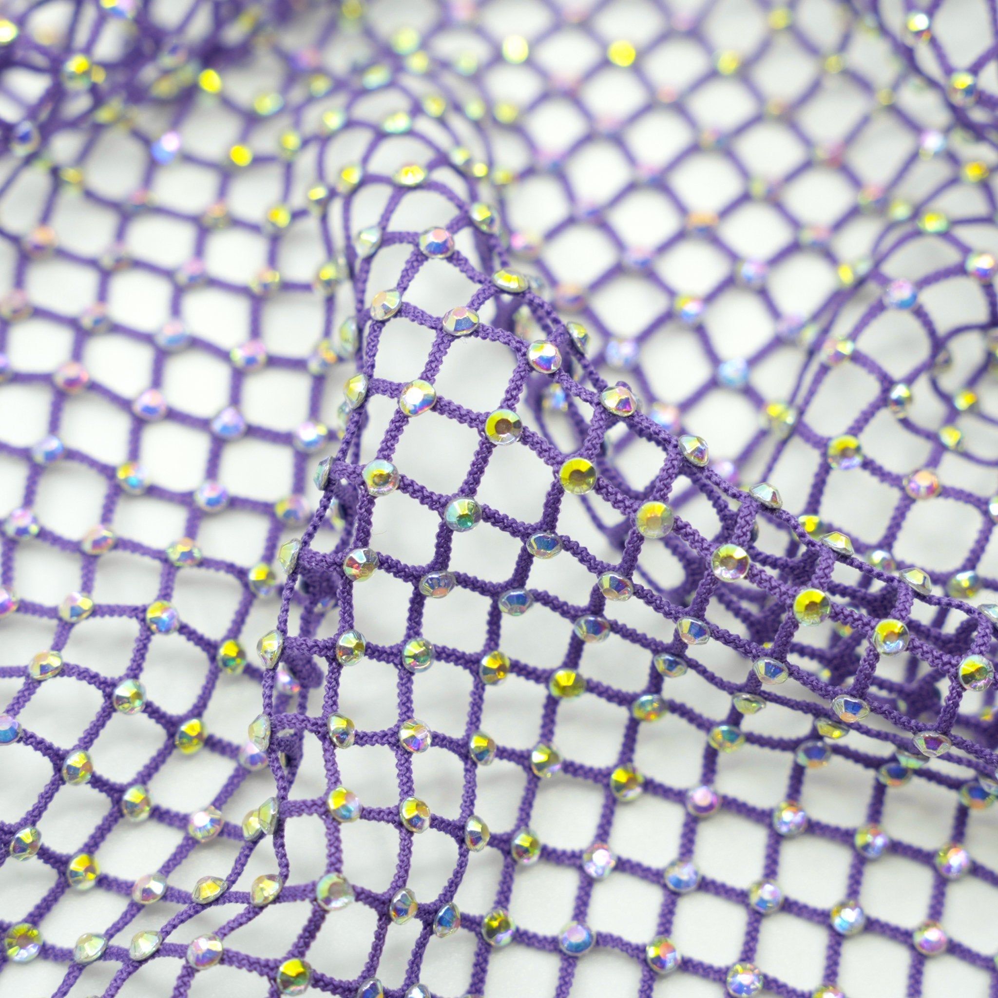 Enigma Diamond Fishnet Fabric | Blue Moon Fabrics