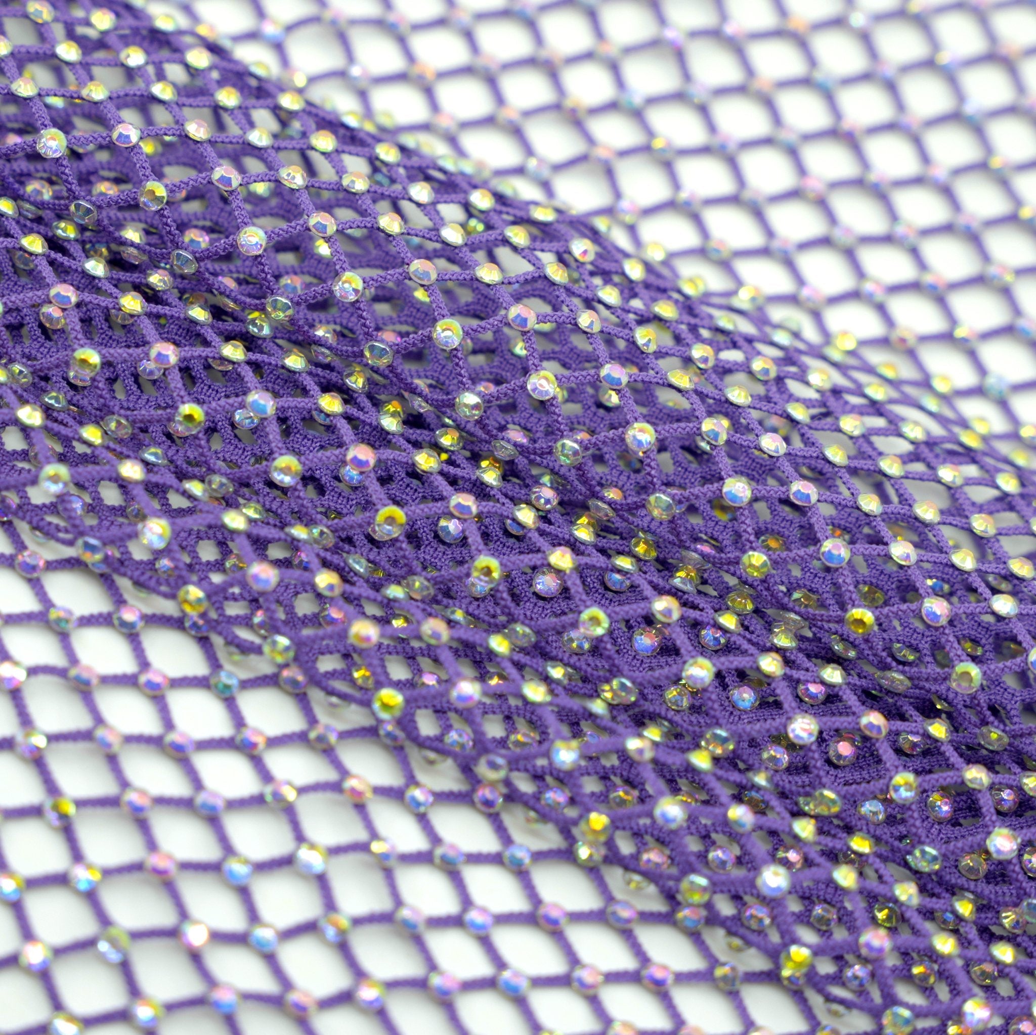 Enigma Diamond Fishnet Fabric | Blue Moon Fabrics