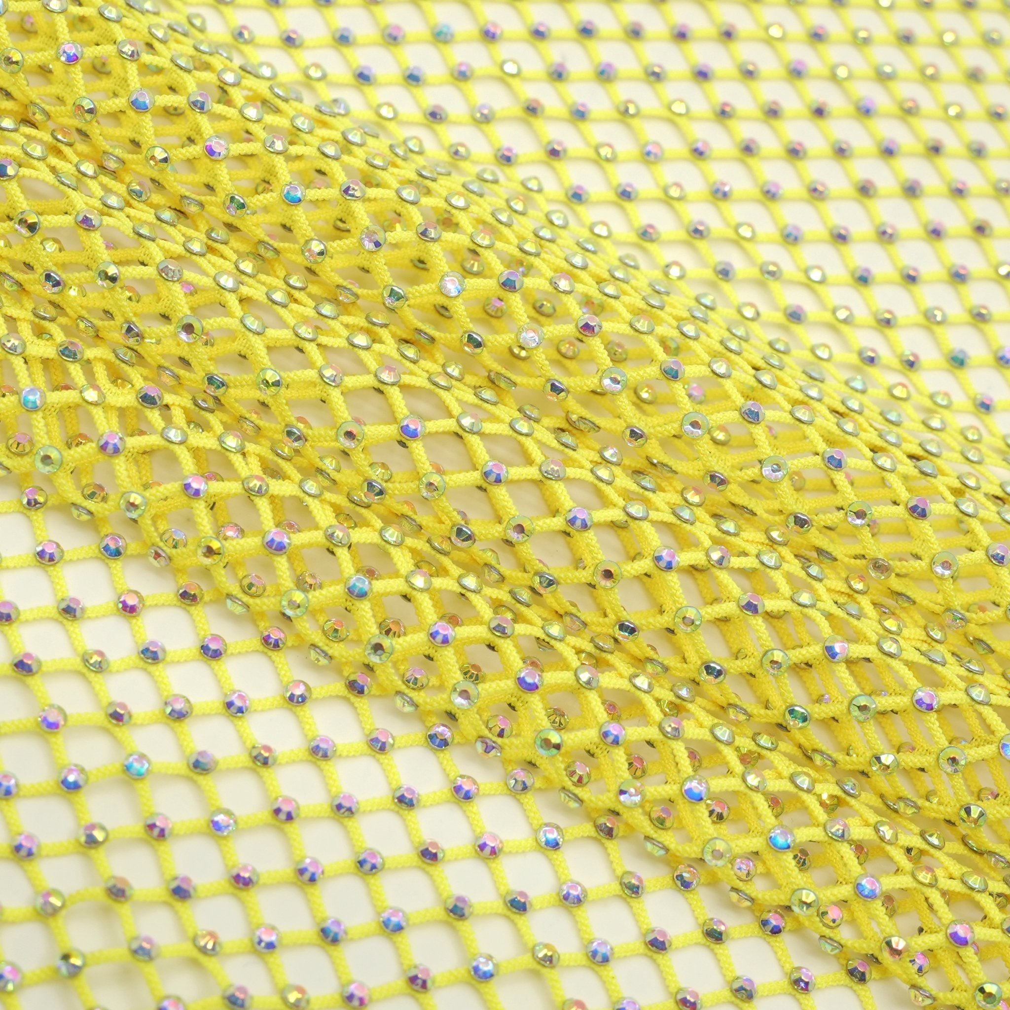Enigma Diamond Fishnet Fabric | Blue Moon Fabrics