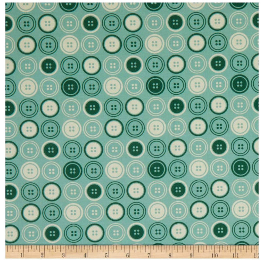 Fat Quarter Panel of Sewing Mood Fabric - Cool by Paintbrush Studios