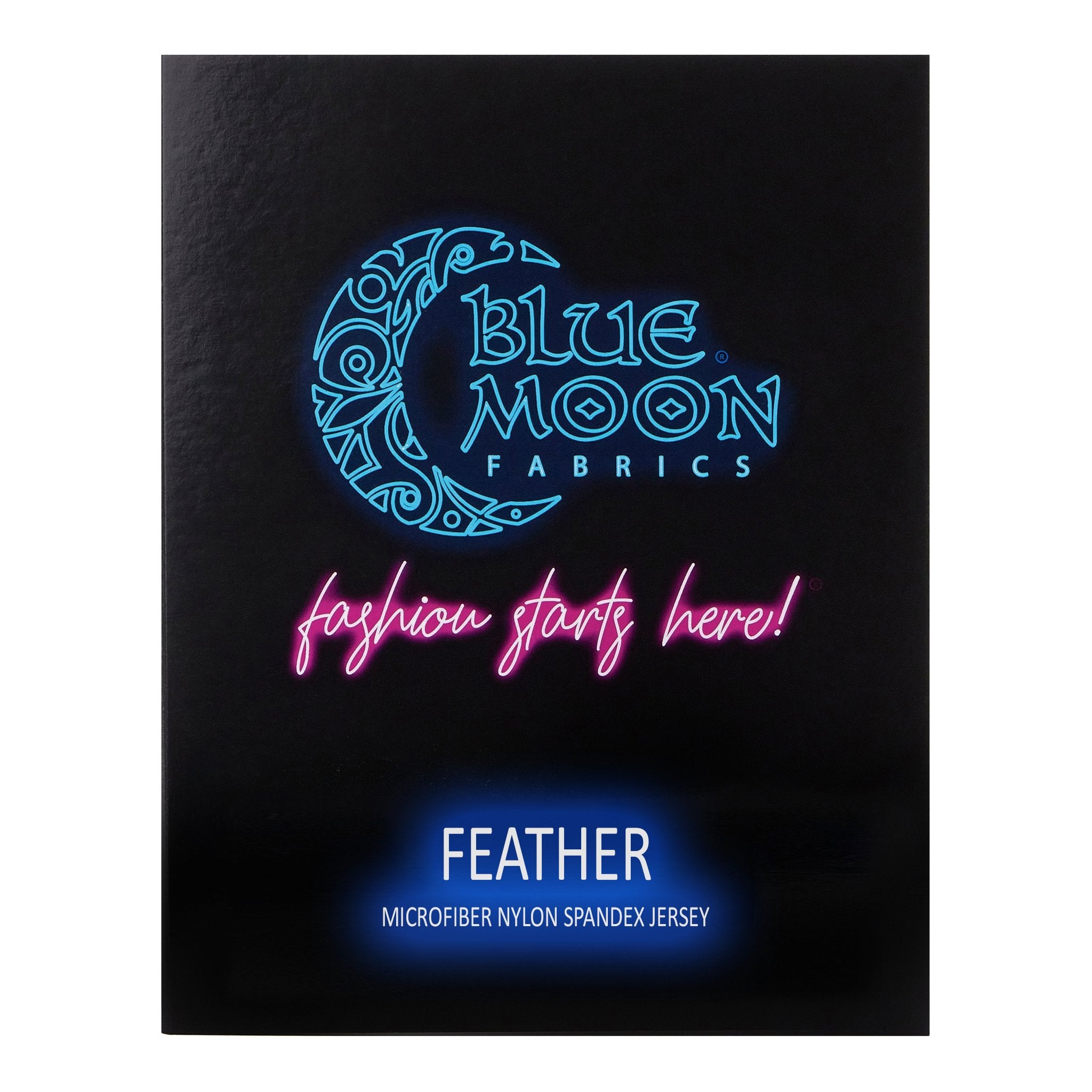 HK414 - Feather Microfiber Nylon Spandex Jersey Color Card | Blue Moon Fabrics