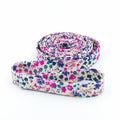 1/2'' Double Fold Bias Tape Liberty of London Tana Lawn Phoebe Purple Floral Binding