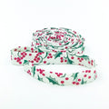 Double Fold Bias Tape 1/2'' Merry Little Christmas Holly Cream