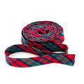 Double Fold Bias Tape 1/2'' Christmas Plaid Red Green Binding