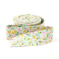 Floral Quilt Binding Summer Skies Floral Pink and Green, 1 1/4" Single Fold