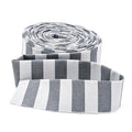 Quilt Binding Tent Stripe Fog Gray 1 1/4" Single Fold