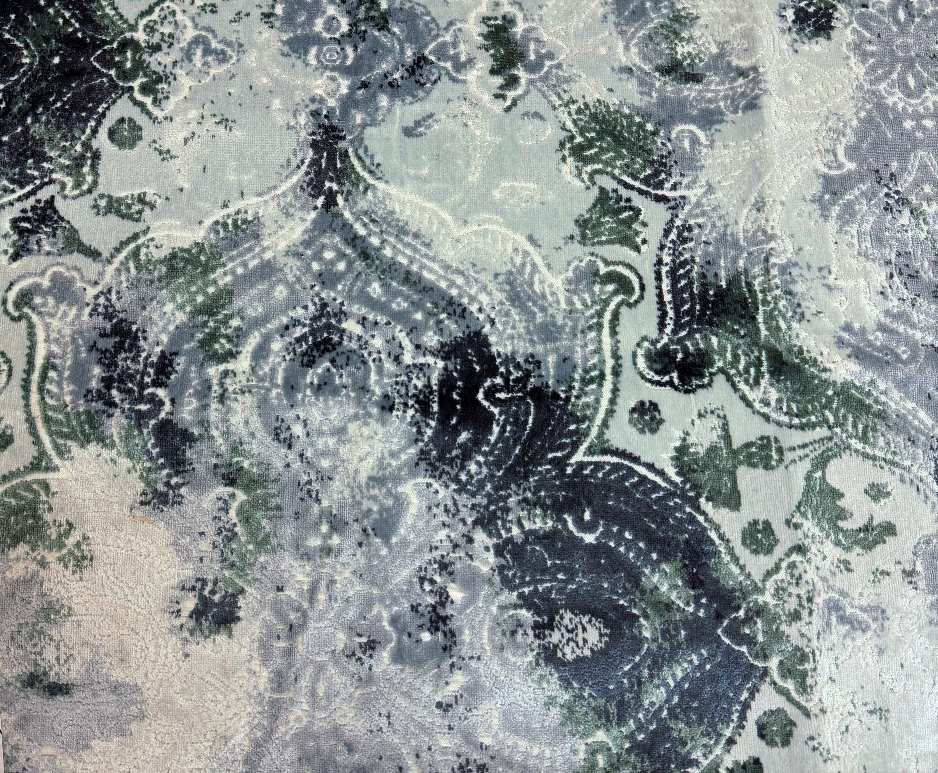 KASHMIR - CUT VELVET UPHOLSTERY FABRIC BY THE YARD