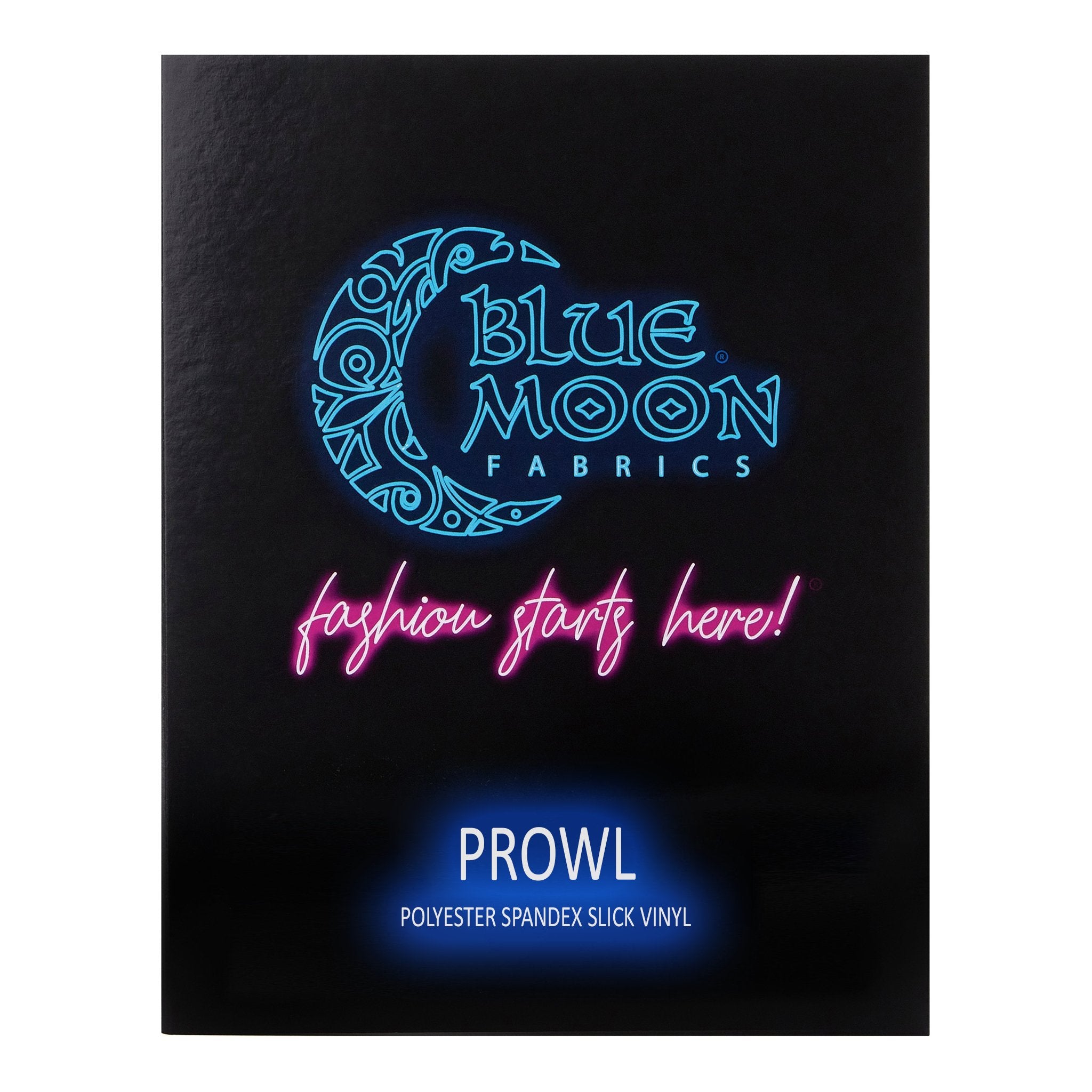 HK504 - Prowl Polyester spandex Slick Vinyl Color Card | Blue Moon Fabrics