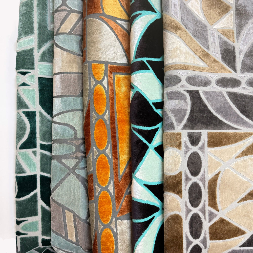 SINATRA - CUT VELVET UPHOLSTERY FABRIC BY THE YARD