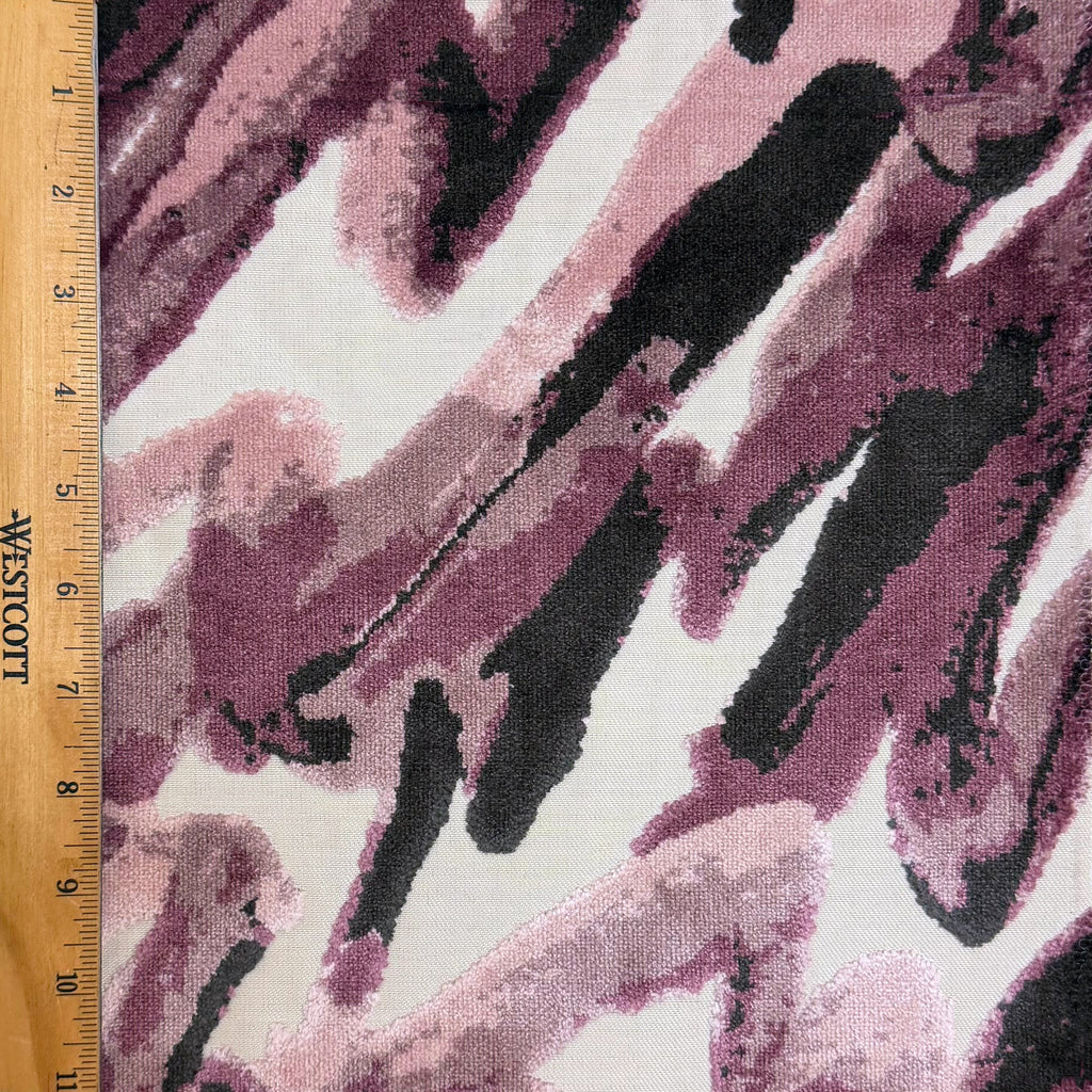 SPARK - MODERN PATTERN CUT VELVET UPHOLSTERY FABRIC BY THE YARD