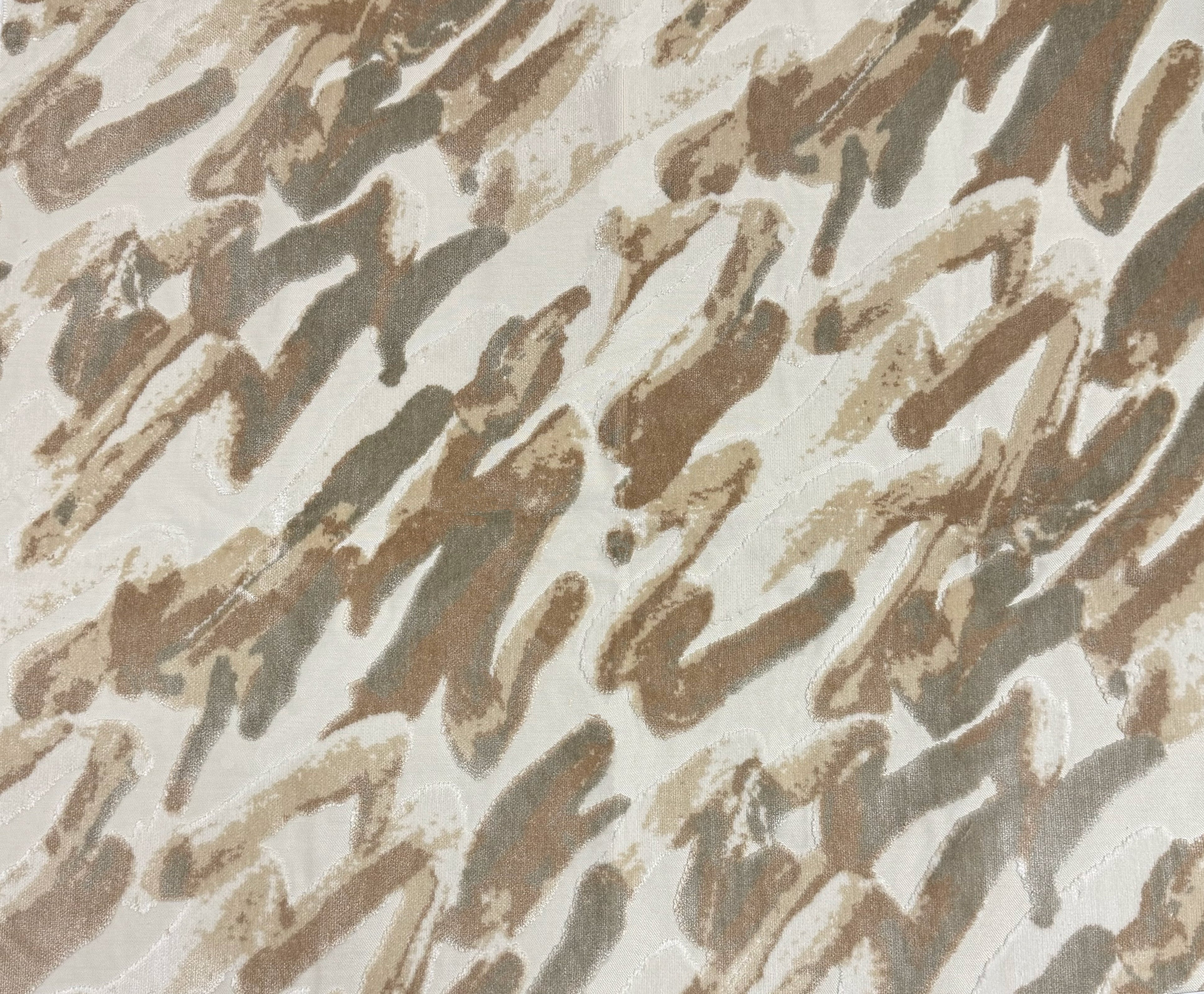 SPARK - MODERN PATTERN CUT VELVET UPHOLSTERY FABRIC BY THE YARD